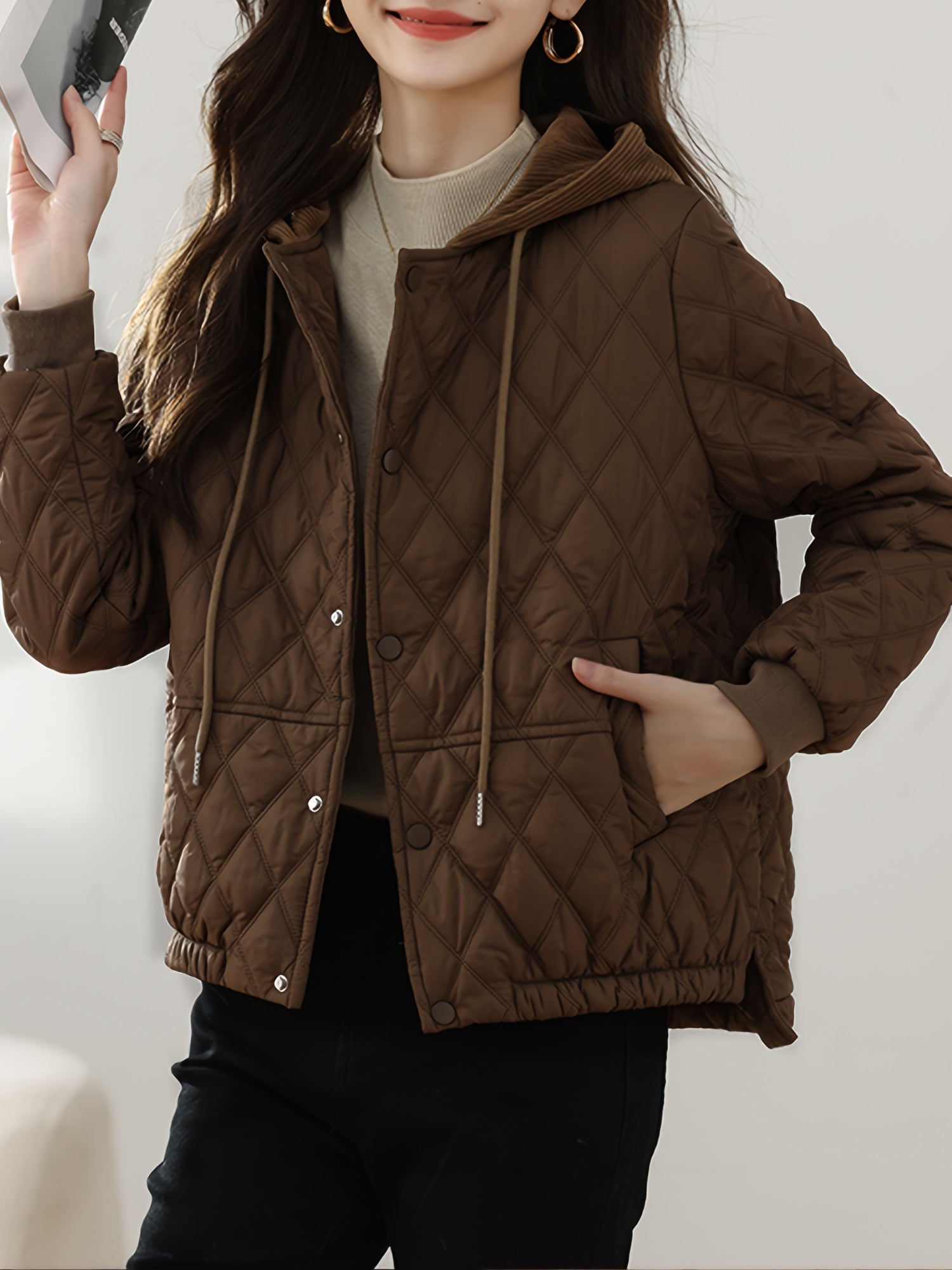 Marloes | Gewatteerd Jasje Met Lichte Glans