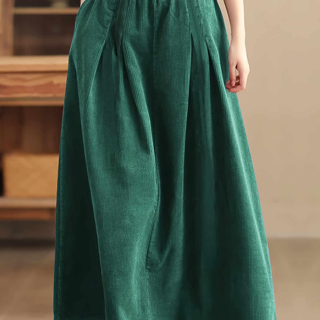 Claudia | Elegante En Comfortabele Lange Polyester Rok