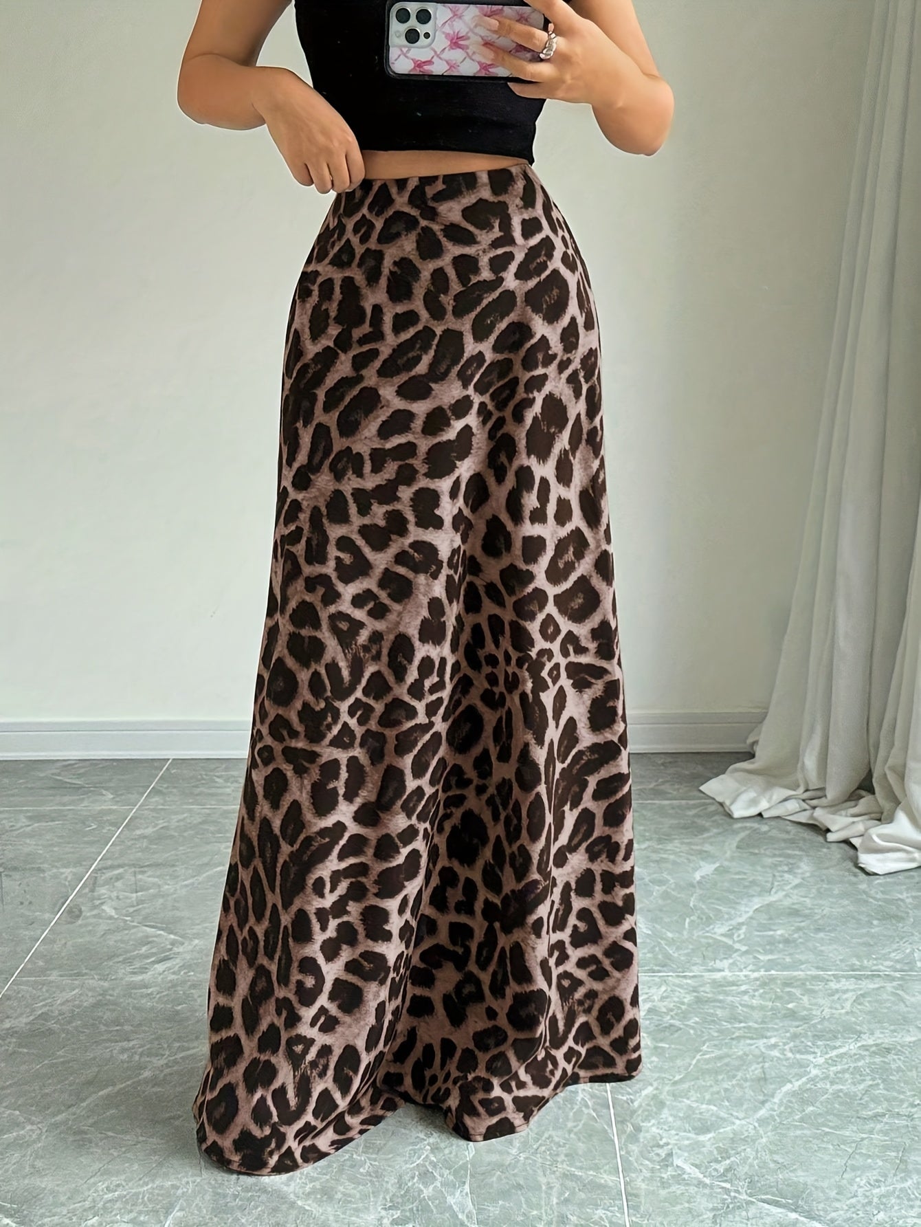 Lotte | Elegante Maxi-Rok Met Patroon