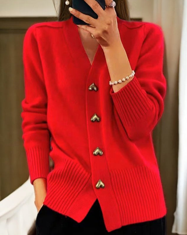Elegant Warm Autumn Cardigan